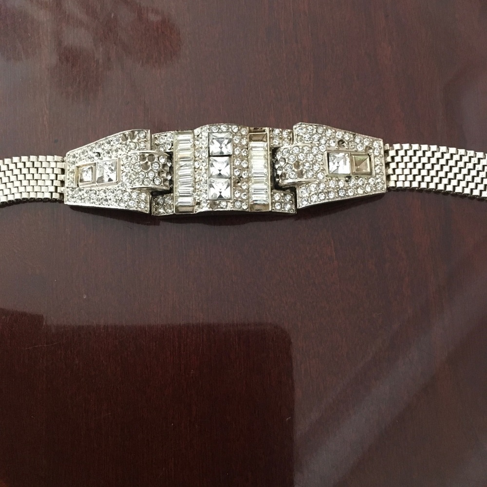 Vintage Elaborate Rhinestone Bracelet